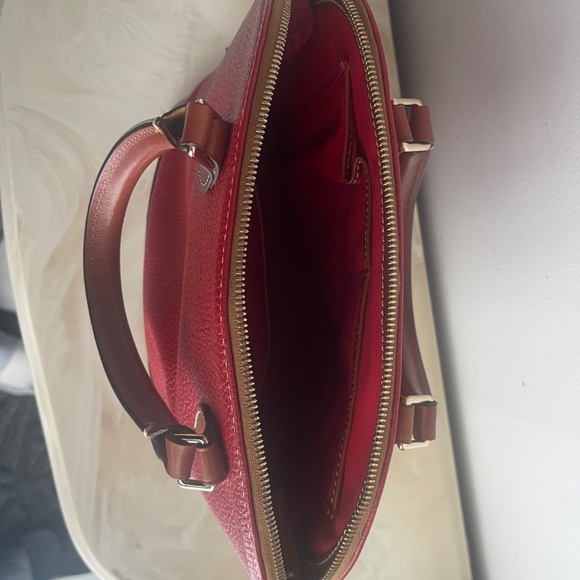 Dooney and Bourke Pebble Leather Satchel - Picture 7 of 17